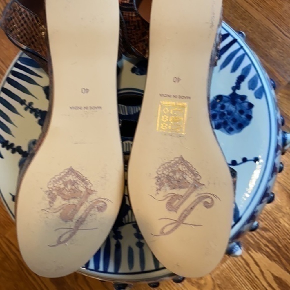 Free People Paris Flatform Snakeskin Sandal - Picture 3 of 3